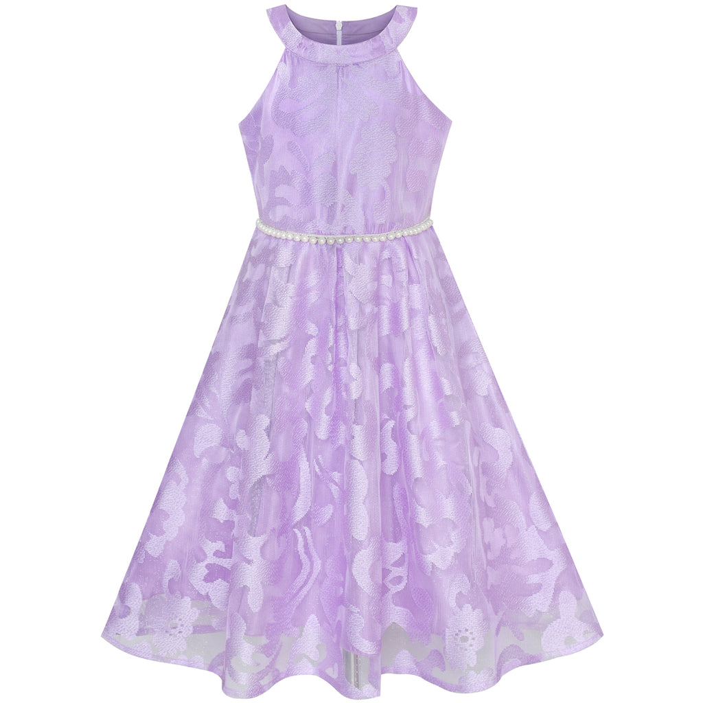 Off Shoulder Lace Tulle Applique Flower Girl Dresses for 3-12 Years Ol –  Avadress